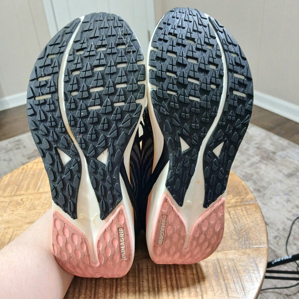 PUMA Run XX Nitro 2 Women's Running Shoes Black Koral Ice Pink Size 9.5 Athletic - Picture 14 of 16